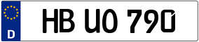 Truck License Plate